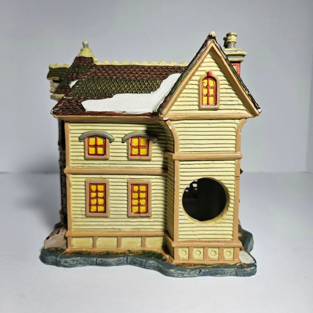 Lemax Coventry Cove Whartons Manor Porcelain Lighted House 2003 Village Decor